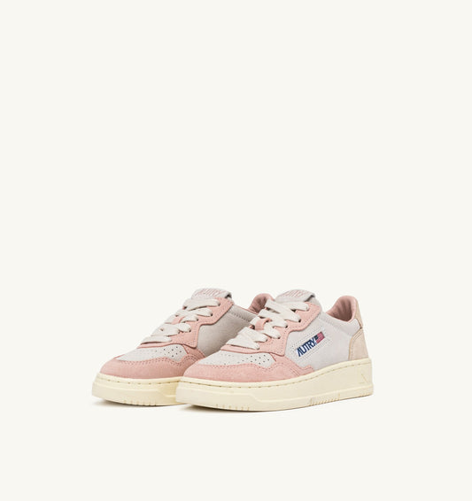 MEDALIST KIDS LOW IN SUEDE COLORE POWDER PINK E SAND