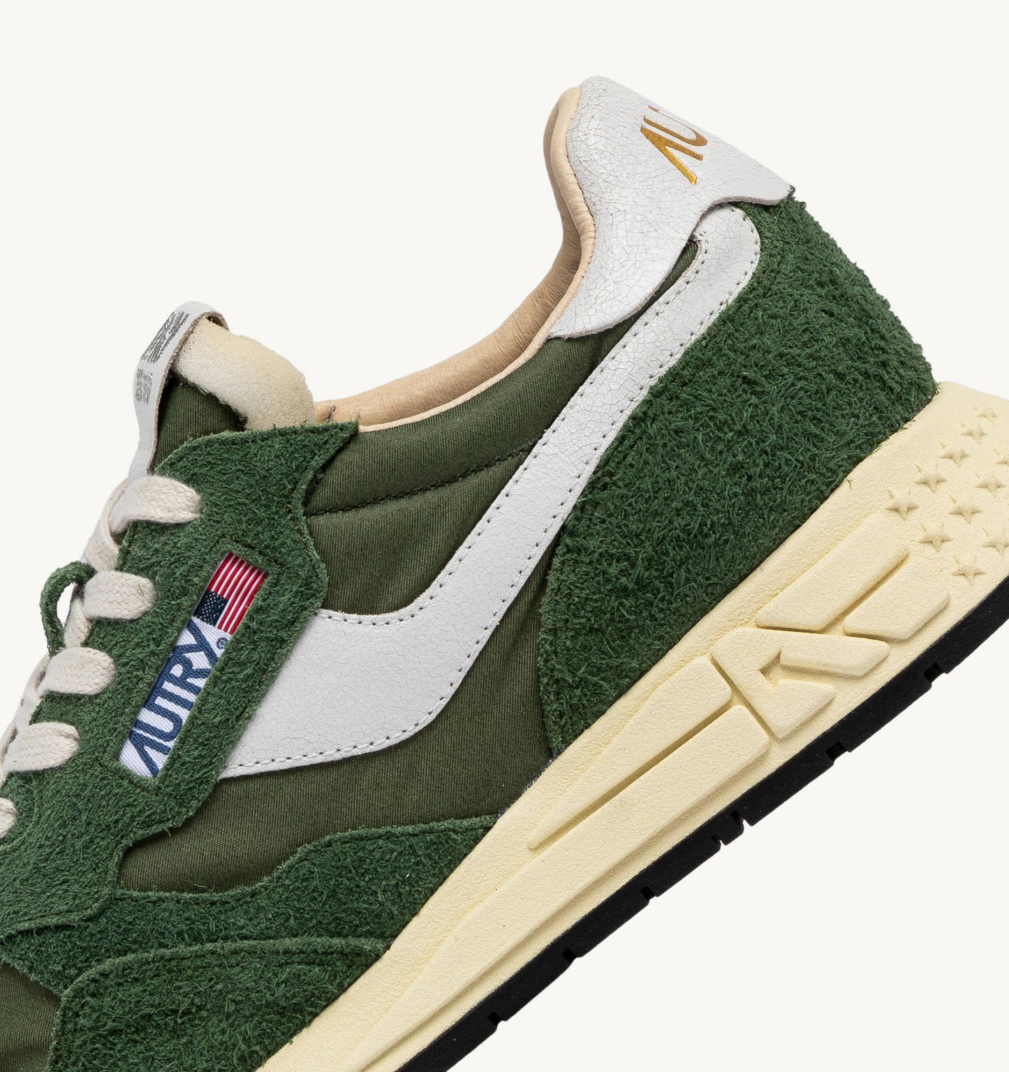 REELWIND LOW IN NYLON E SUEDE MILITARY