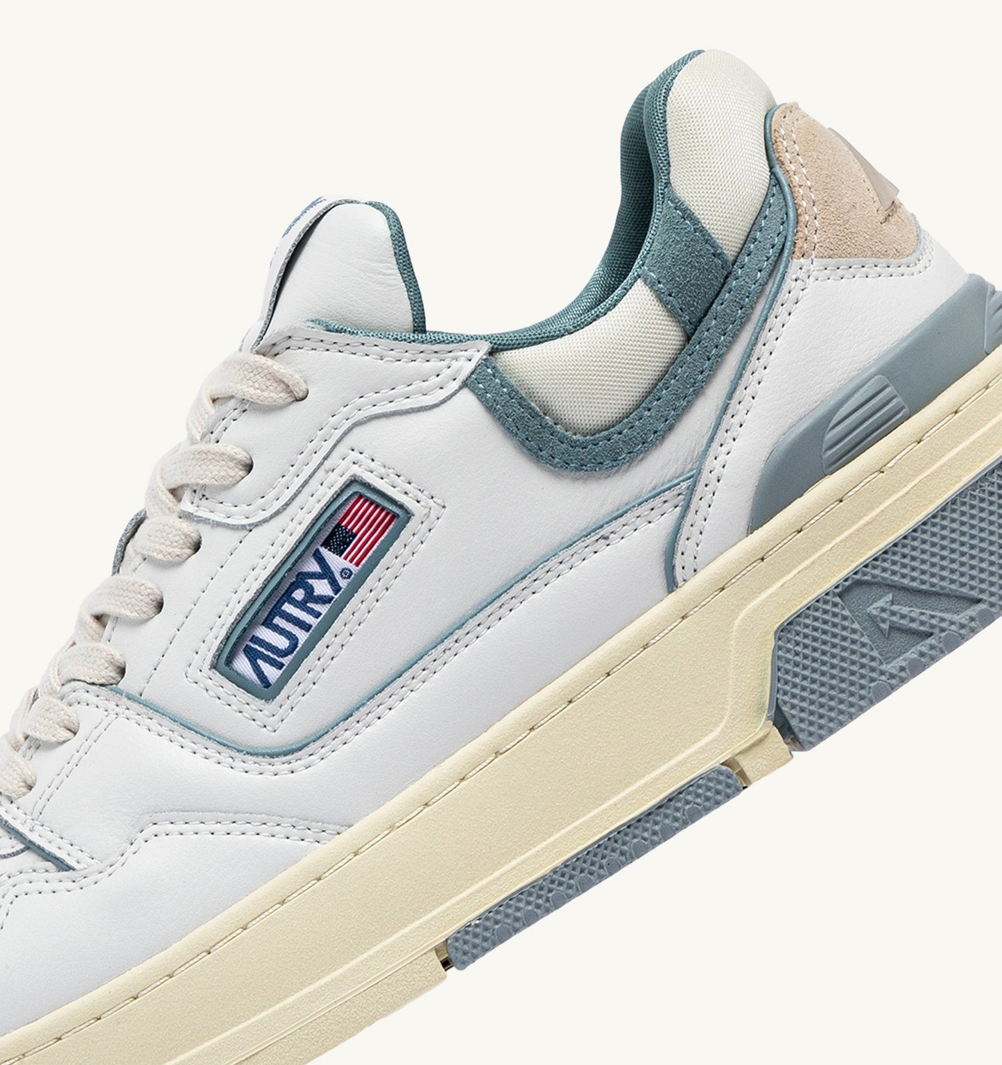 CLC LOW IN PELLE BIANCA E SUEDE SILVER BLUE