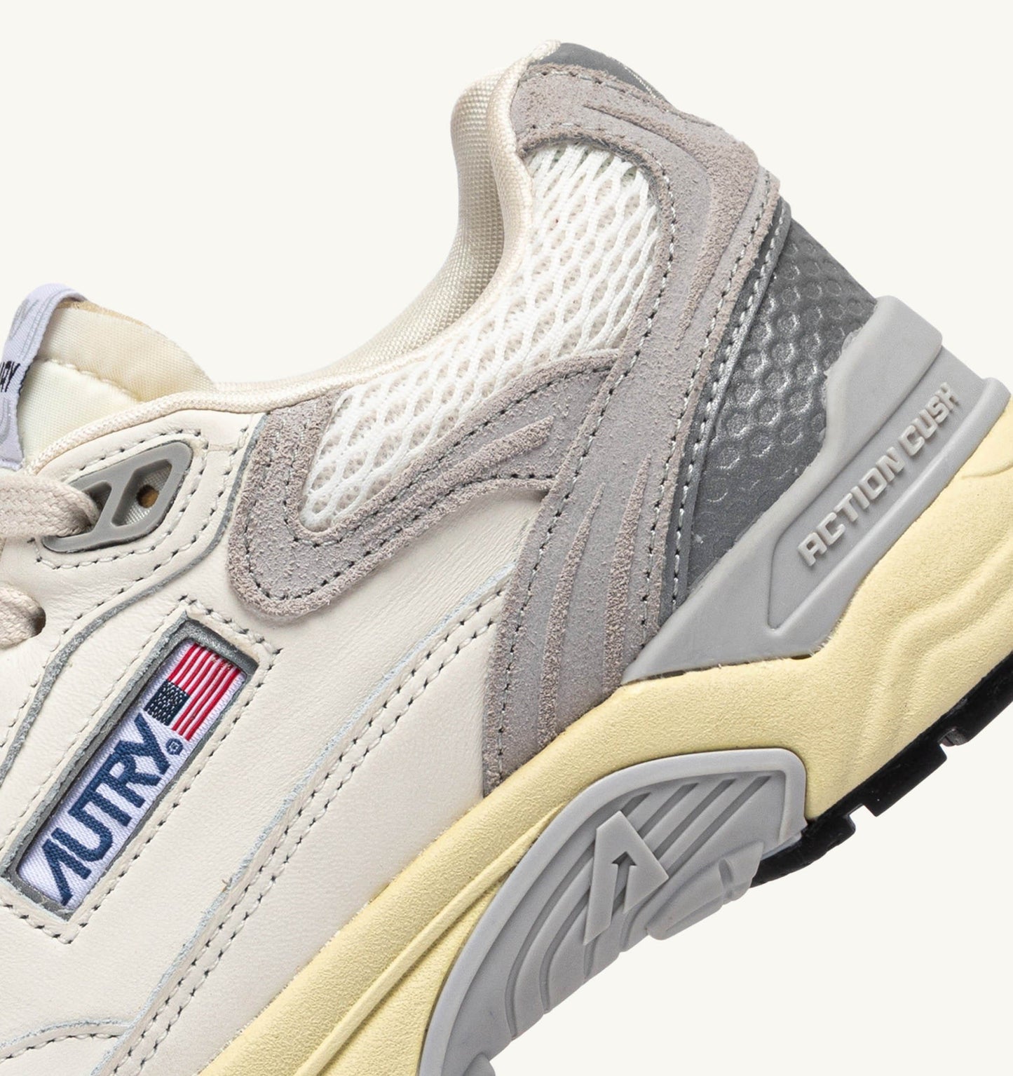 HYPERWAY IN MESH E SUEDE BIANCO E GRIGIO