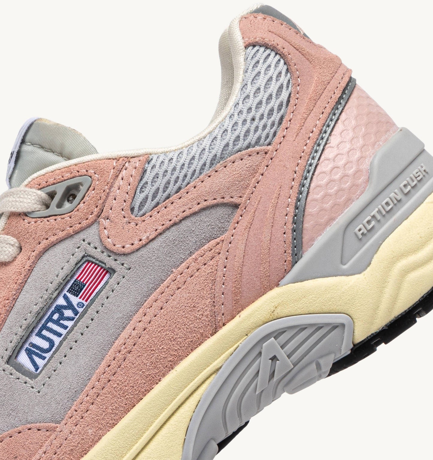 HYPERWAY IN MESH E SUEDE POWDER E ARGENTO