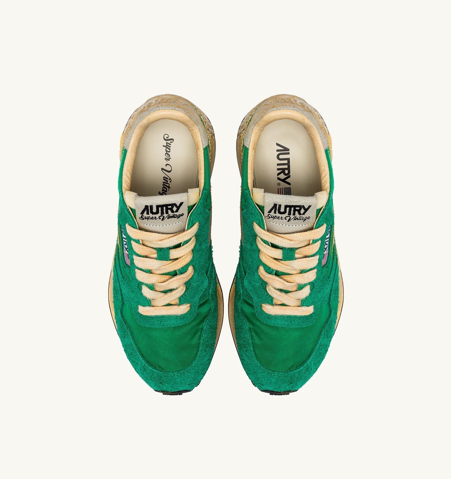 REELWIND SUPER VINTAGE IN NYLON E SUEDE VERDE