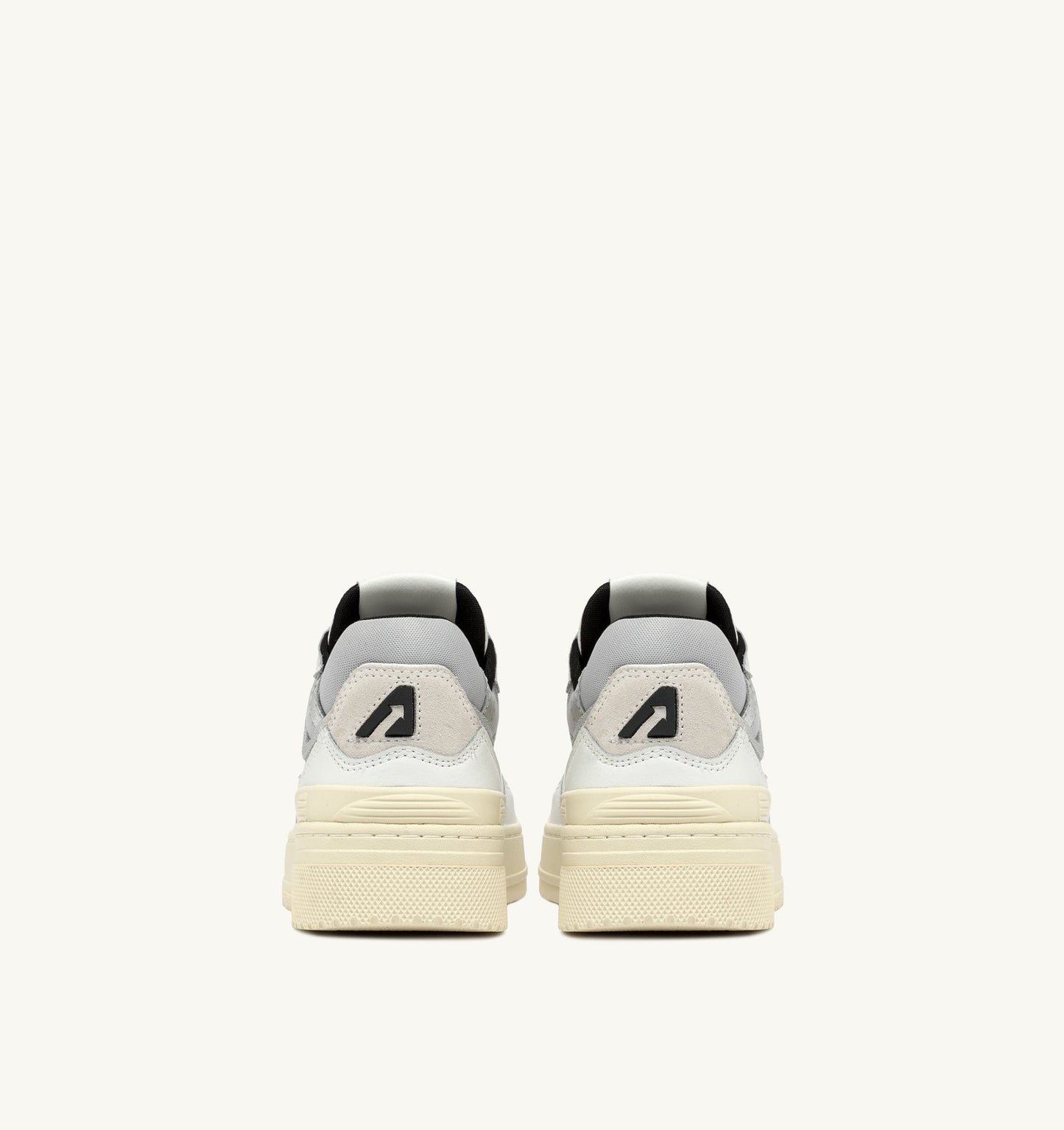 CLC LOW IN PELLE BIANCA E SUEDE SILVER