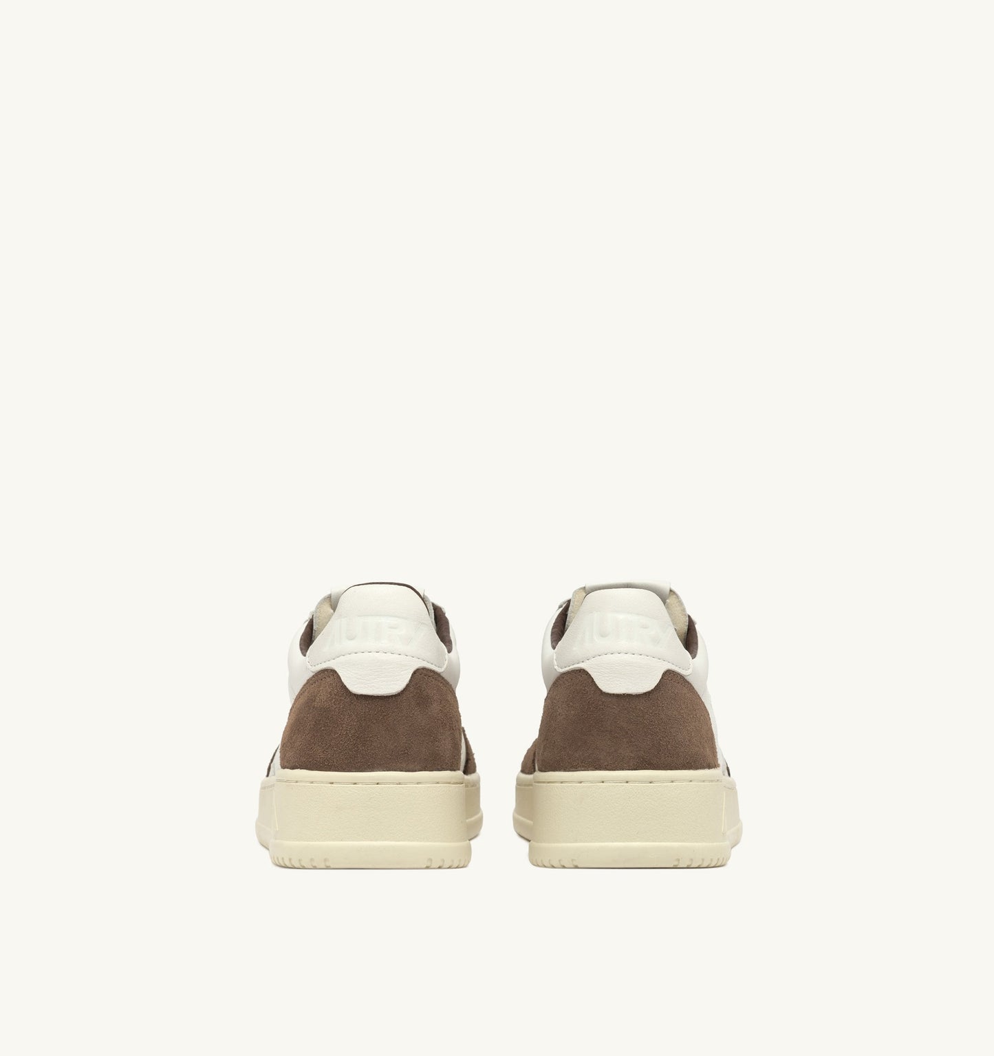 MEDALIST LOW IN PELLE E SUEDE BIANCO E CIGAR