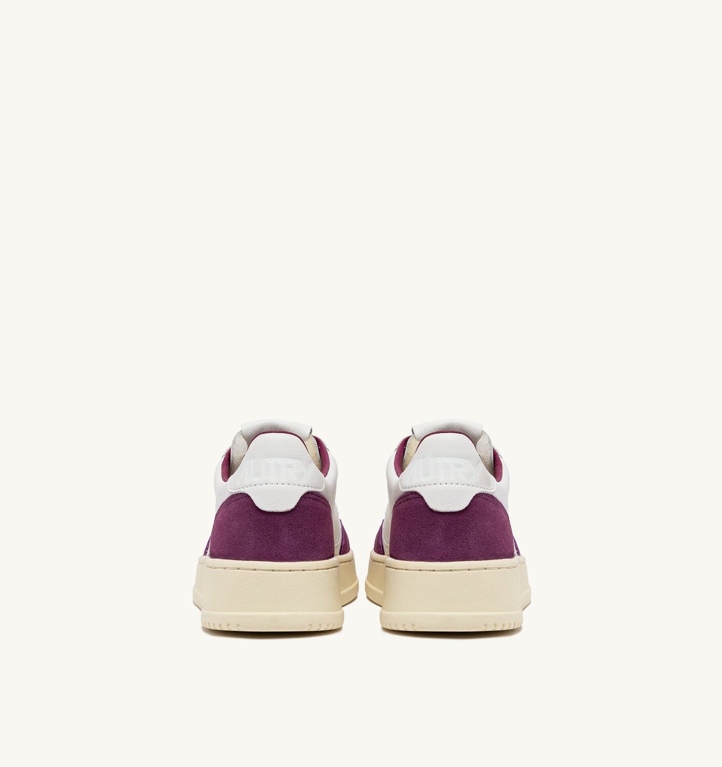 MEDALIST LOW IN PELLE E SUEDE BIANCA E VIOLA
