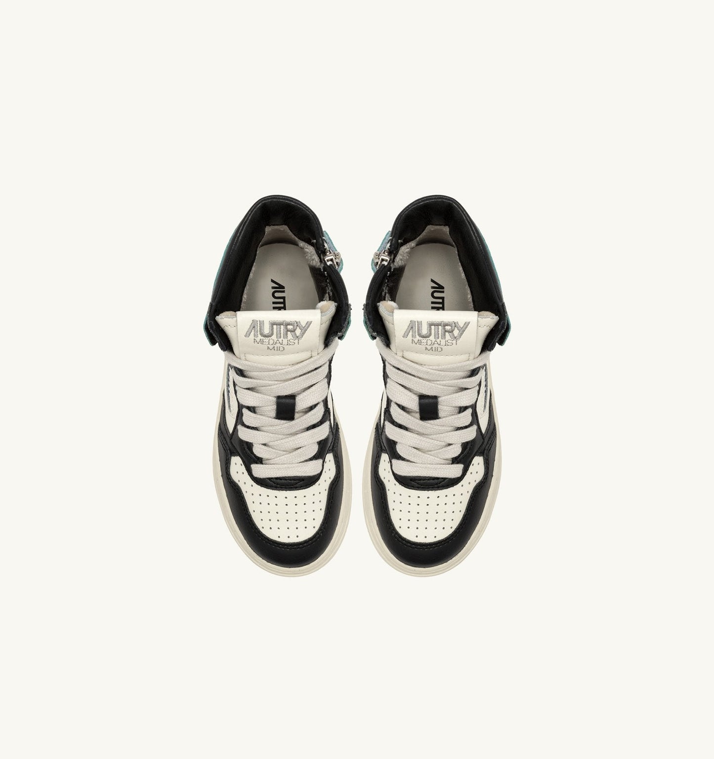 MEDALIST KIDS MID IN PELLE BIANCA, NERA E BLU