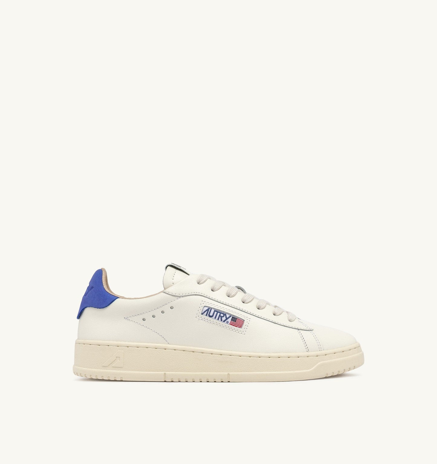 DALLAS LOW IN PELLE COLORE MARSHMALLOW E BLU