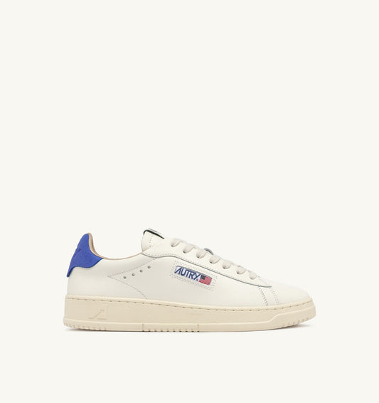 DALLAS LOW IN PELLE COLORE MARSHMALLOW E BLU