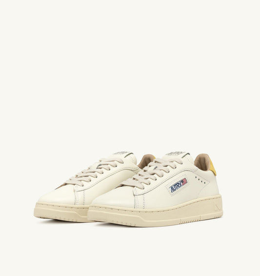 DALLAS LOW IN PELLE COLORE MARSHMALLOW E BUTTERCUP