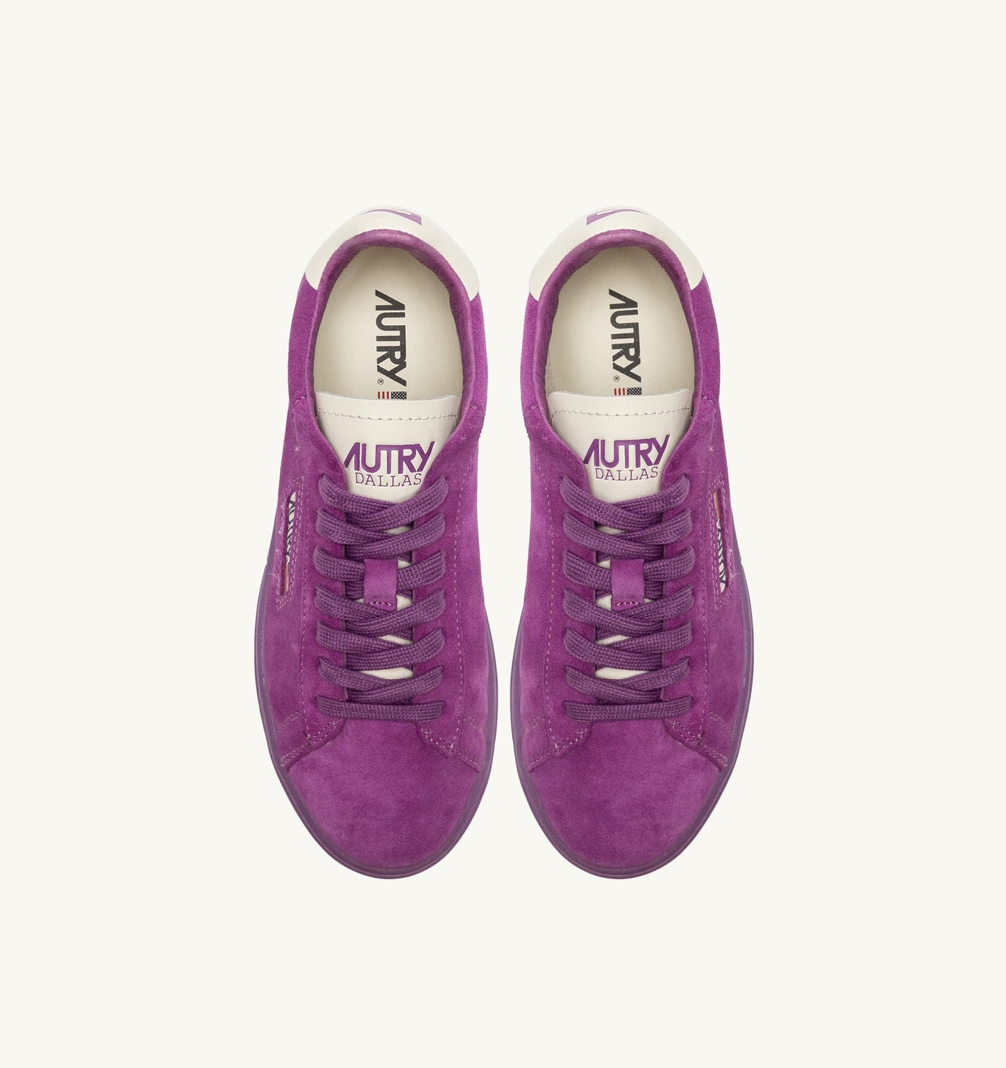 DALLAS LOW IN SUEDE MARSHMALLOW E HYACINTH VIOLE