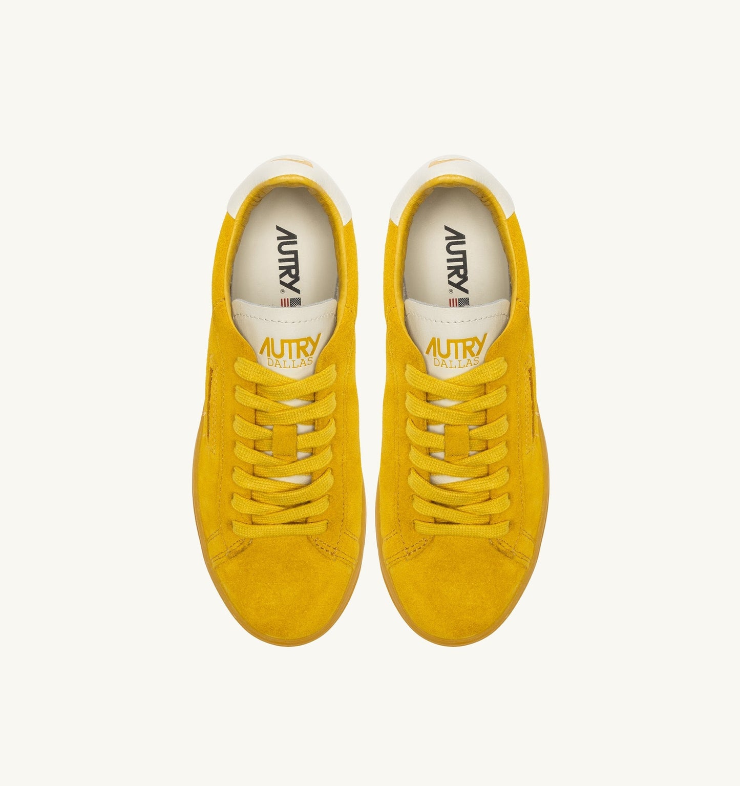 DALLAS LOW IN SUEDE MARSHMALLOW E GIALLO