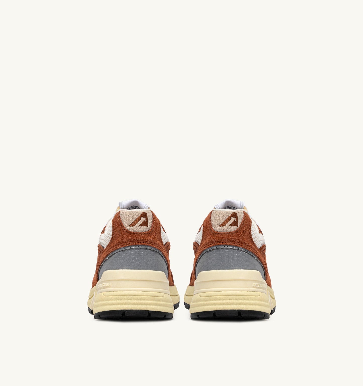 HYPERWAY IN MESH E SUEDE MARRON E ARGENTO