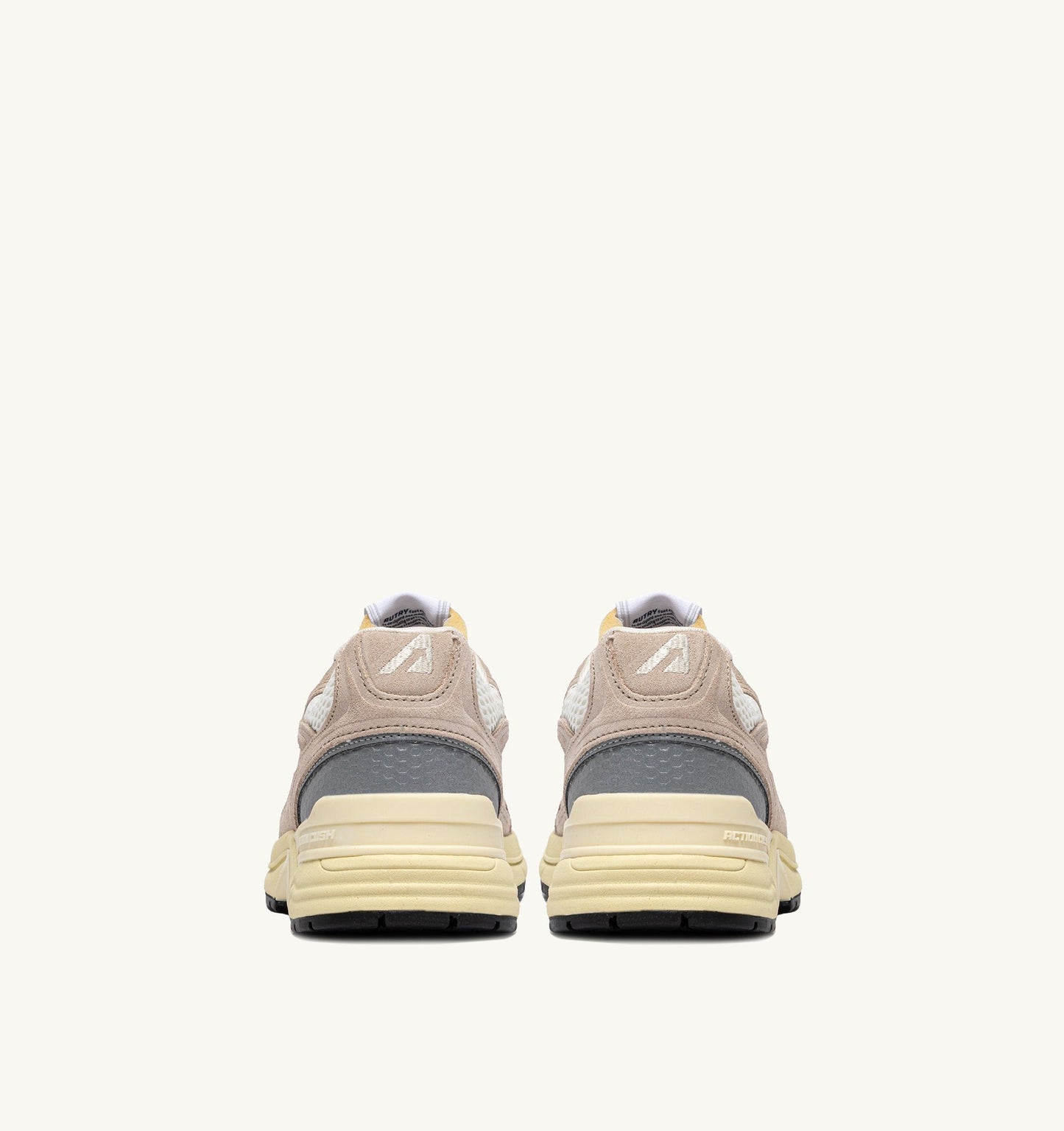 HYPERWAY IN MESH E SUEDE SAND E ARGENTO