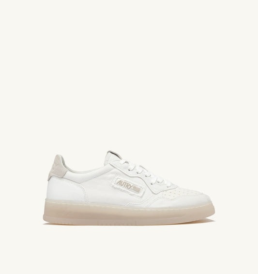 MEDALIST LOW IN TELA COLORE BIANCO