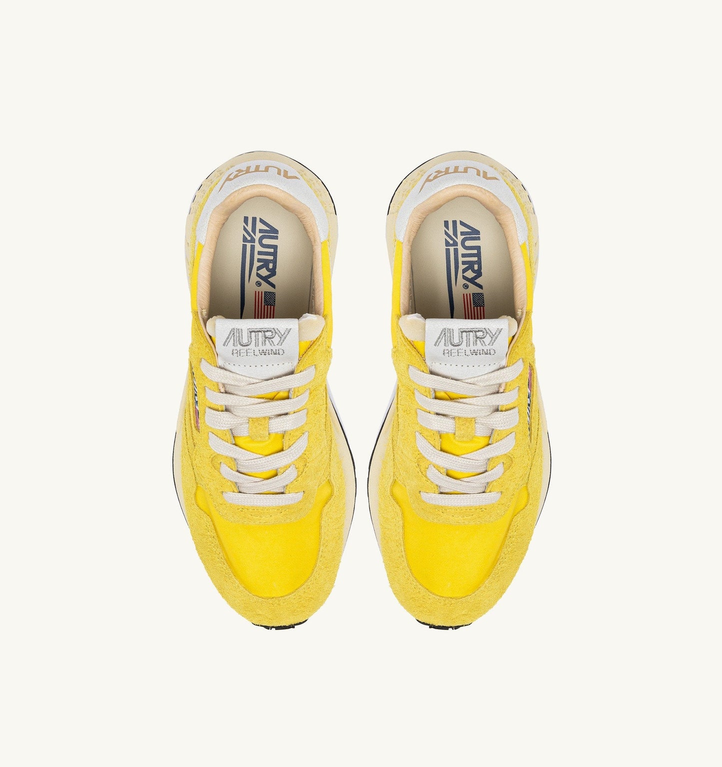 REELWIND LOW IN NYLON E SUEDE BUTTERCUP