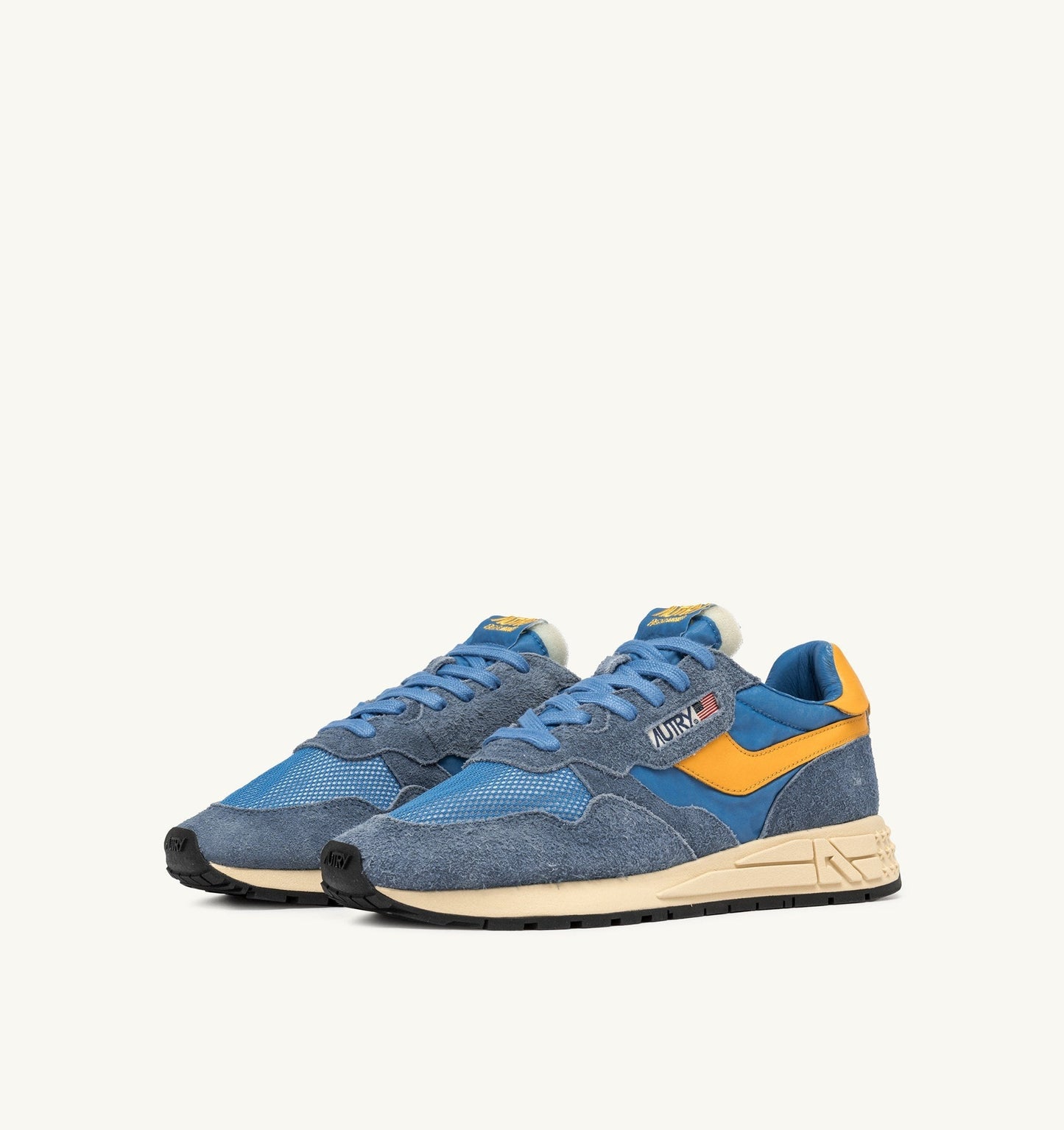 REELWIND LOW IN NYLON E SUEDE COLORE CENBLE E GOLD FUSION