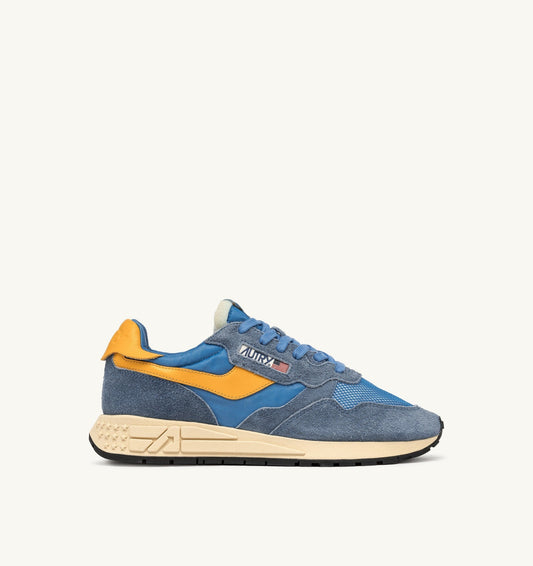 REELWIND LOW IN NYLON E SUEDE COLORE CENBLE E GOLD FUSION