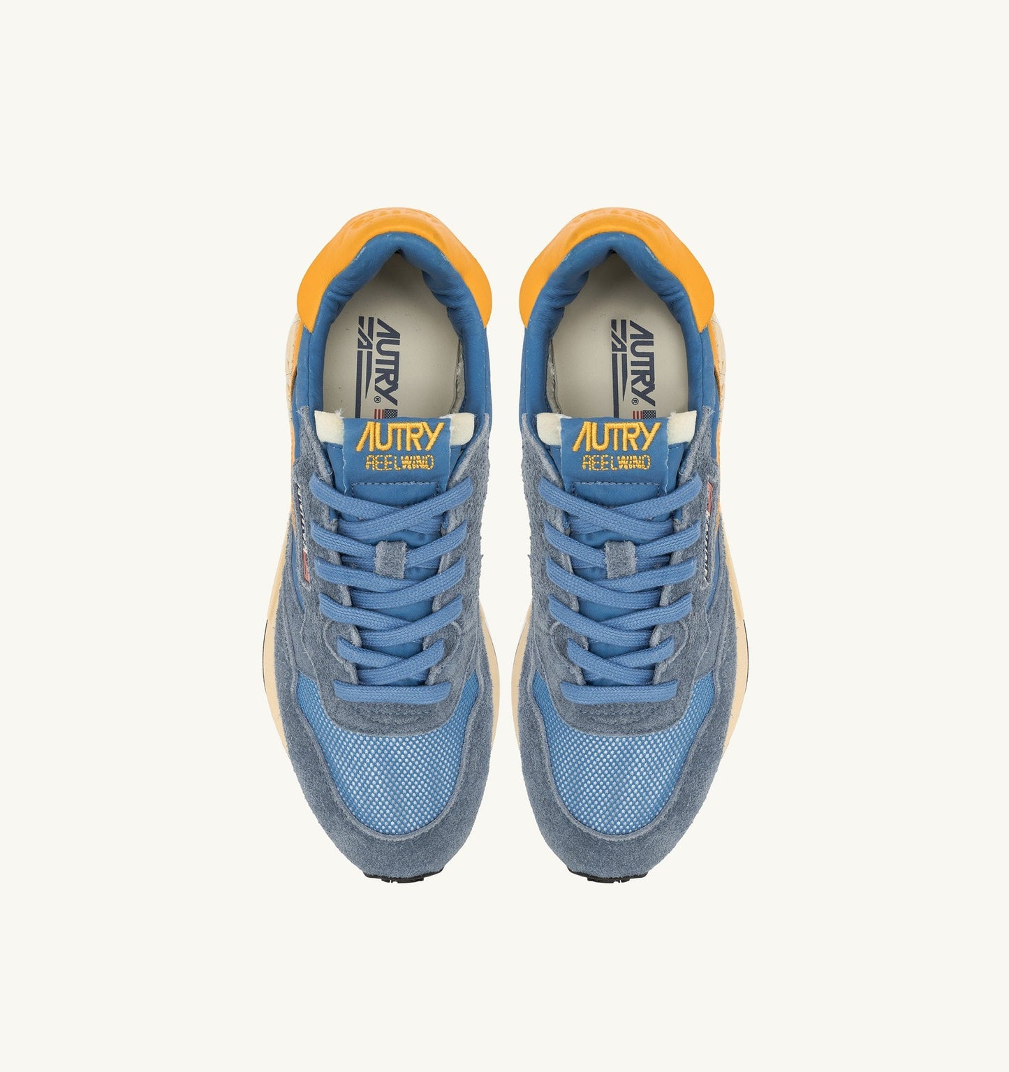 REELWIND LOW IN NYLON E SUEDE COLORE CENBLE E GOLD FUSION