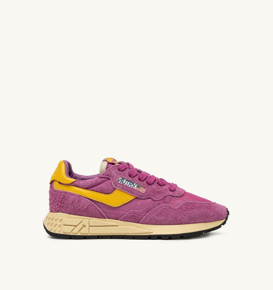 REELWIND LOW IN NYLON E SUEDE COLORE ROSÈ SORBET E CALENDULA