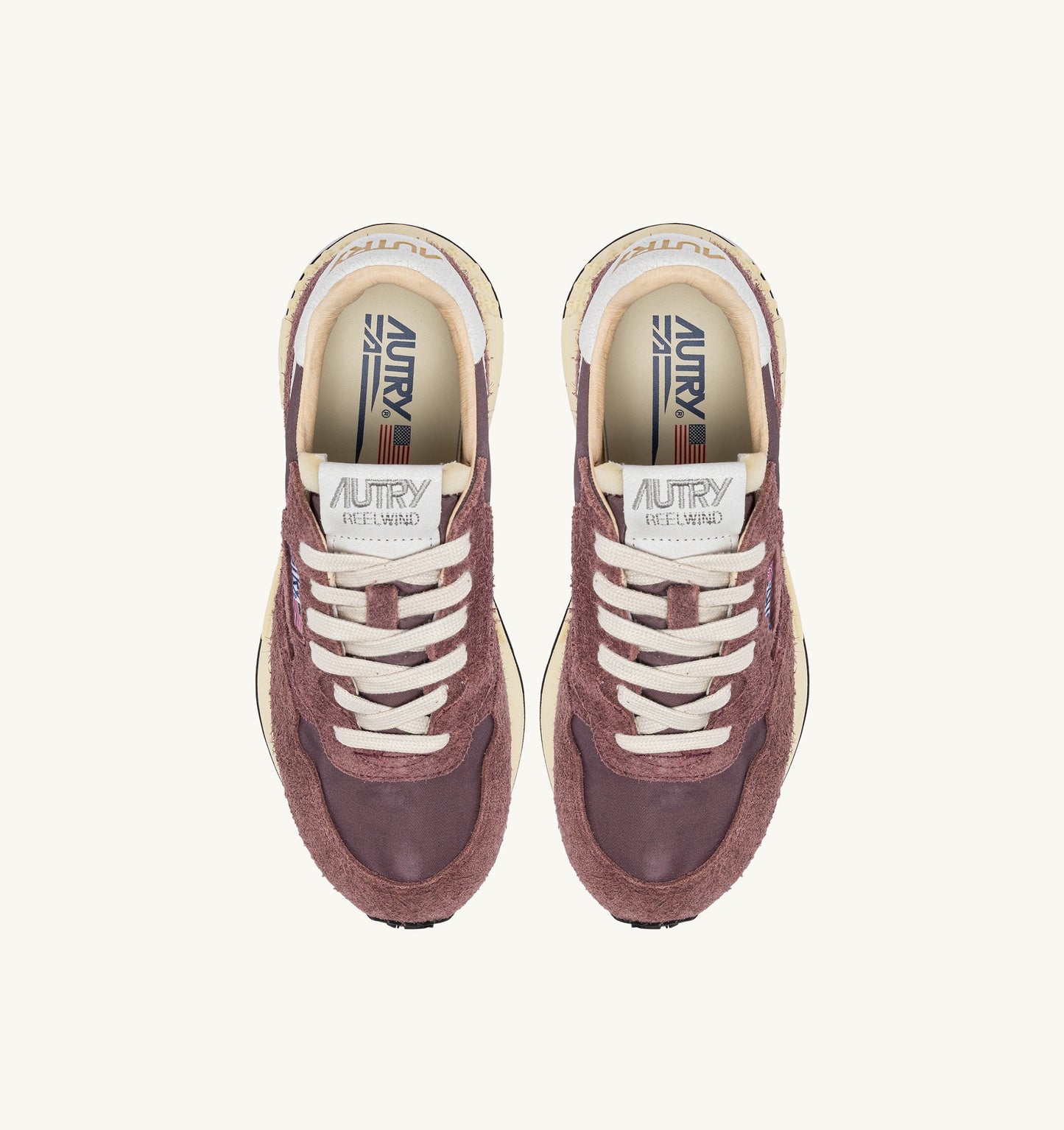 REELWIND LOW IN NYLON E SUEDE COLORE TAUPE