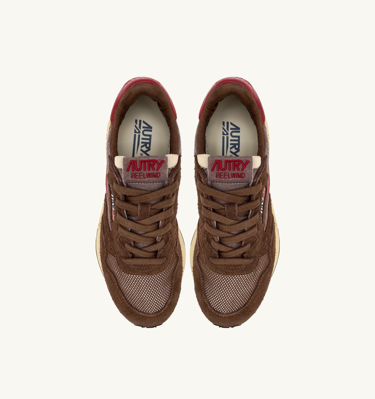 REELWIND LOW IN SUEDE E NYLON PATRIDGE E ROSSO