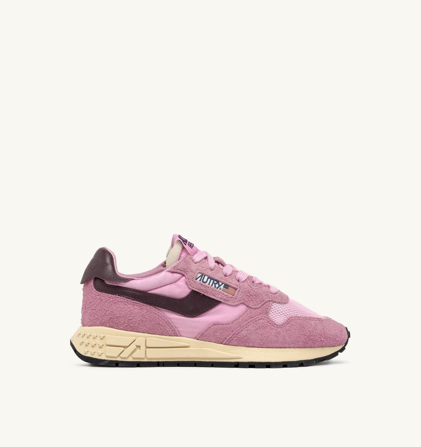 REELWIND LOW IN SUEDE E NYLON COLORE ROSEATE E ROSE