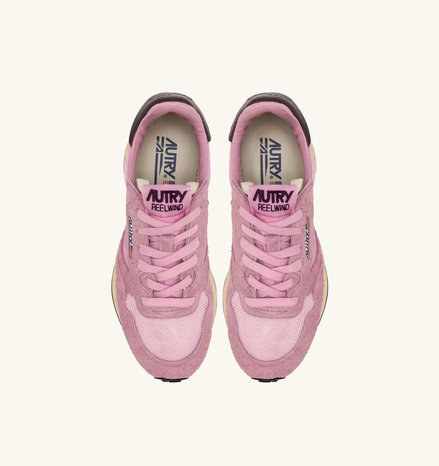 REELWIND LOW IN SUEDE E NYLON COLORE ROSEATE E ROSE