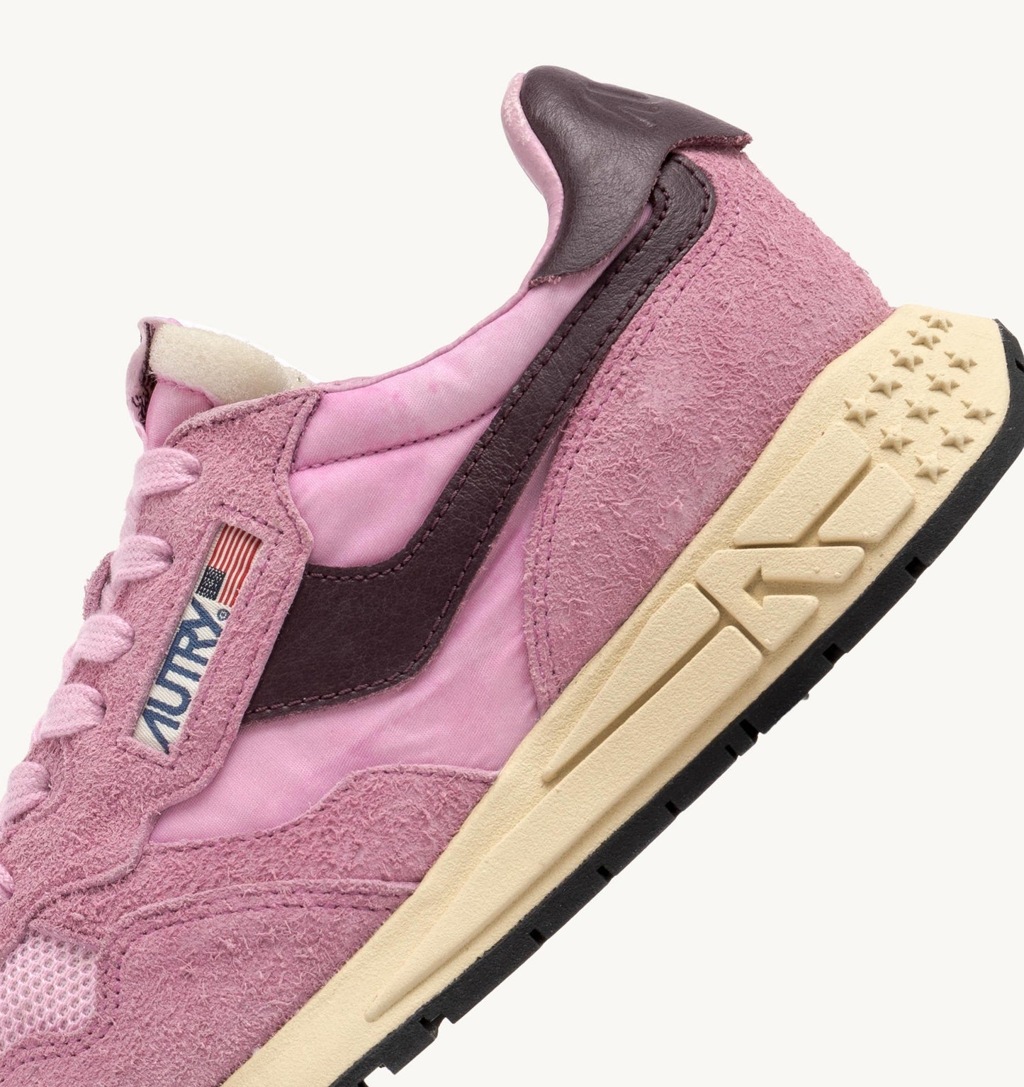 REELWIND LOW IN SUEDE E NYLON COLORE ROSEATE E ROSE