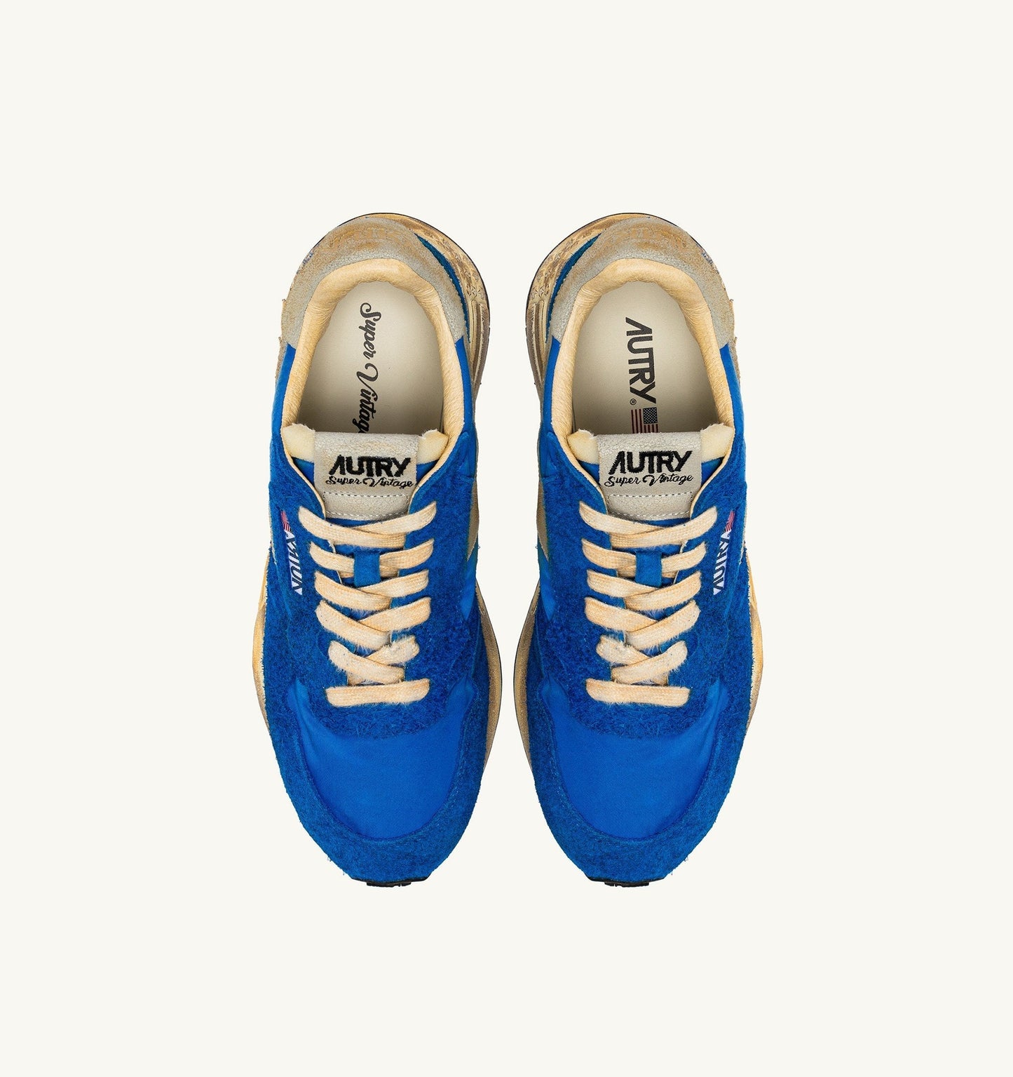 REELWIND SUPER VINTAGE IN NYLON E SUEDE BLU