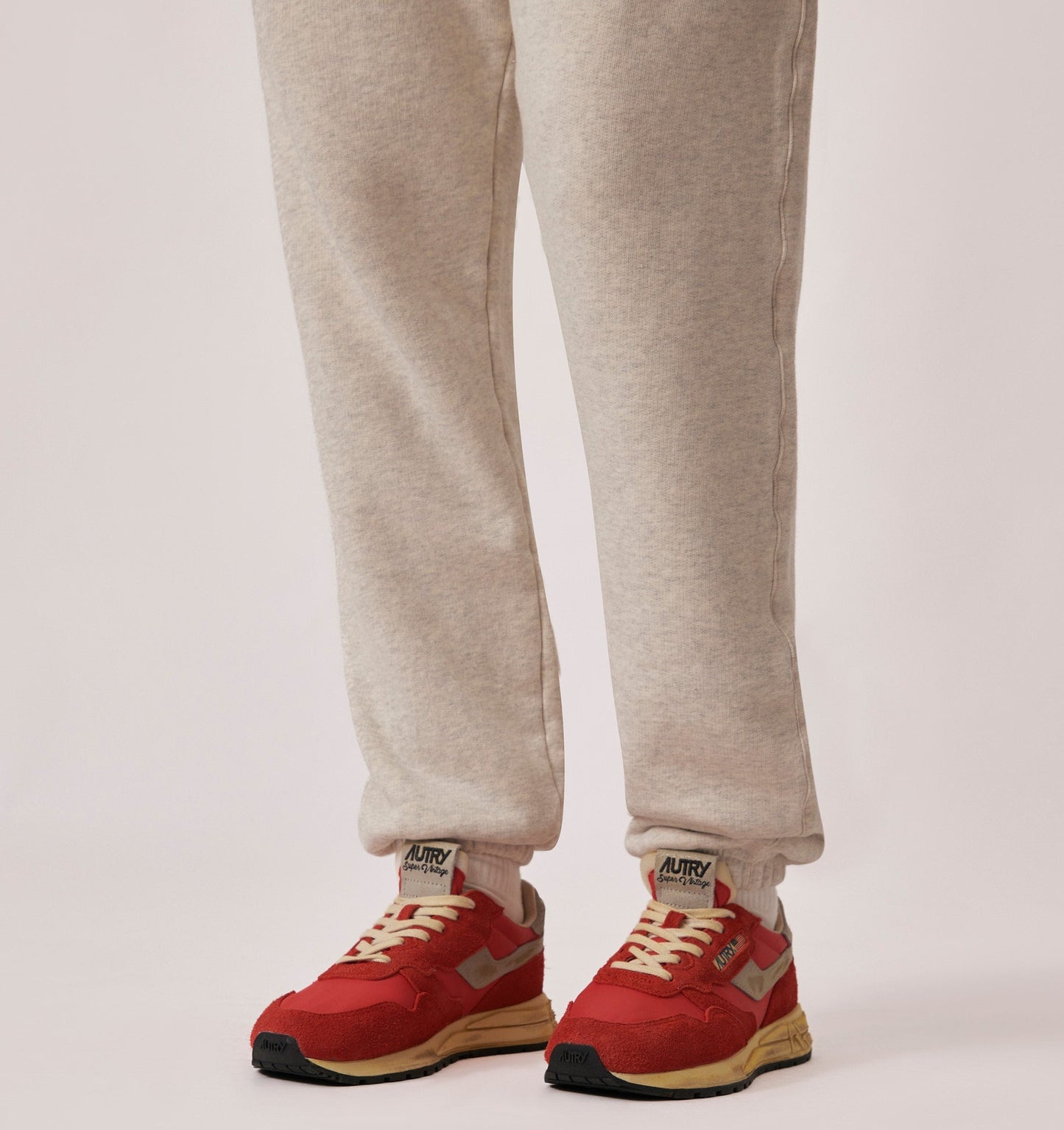 REELWIND SUPER VINTAGE IN NYLON E SUEDE ROSSO