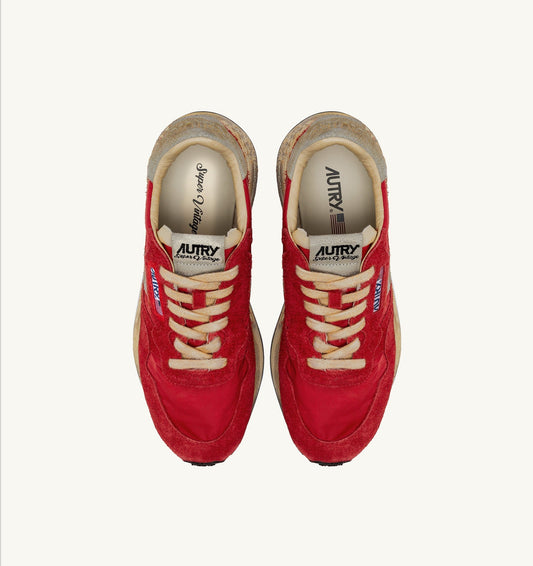 REELWIND SUPER VINTAGE IN NYLON E SUEDE ROSSO