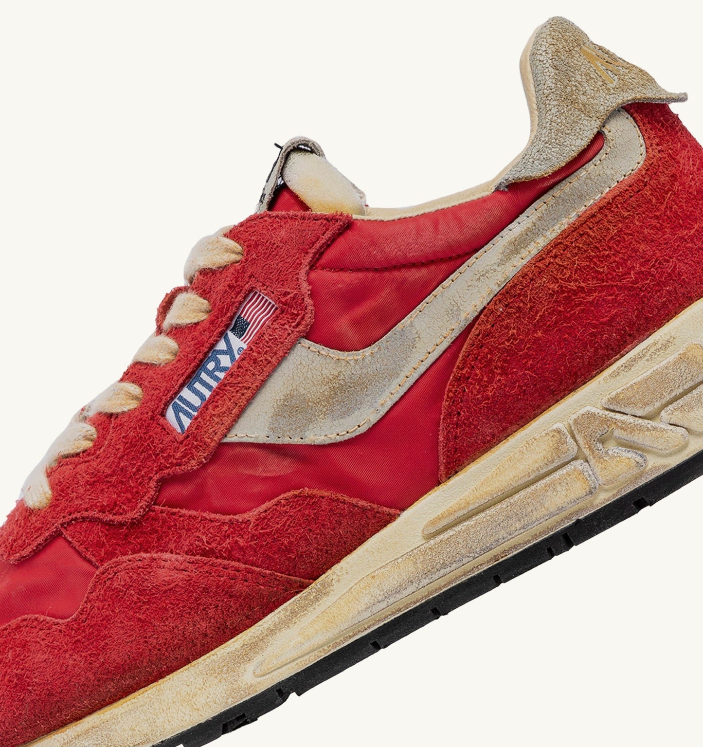 REELWIND SUPER VINTAGE IN NYLON E SUEDE ROSSO