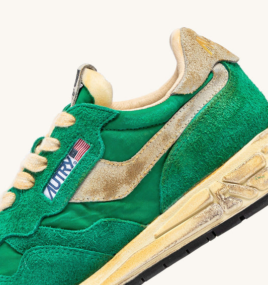 REELWIND SUPER VINTAGE IN NYLON E SUEDE VERDE