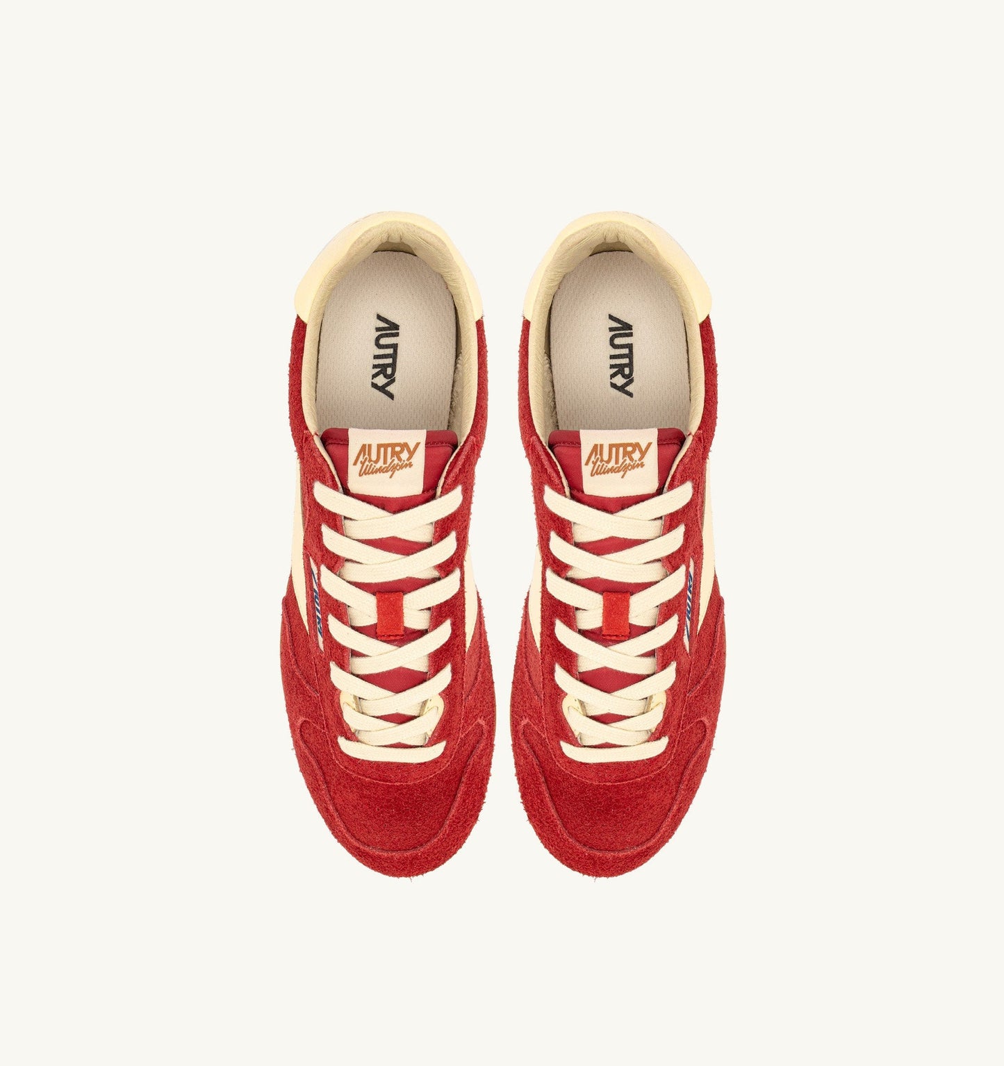 WINDSPIN IN SUEDE E PELLE IMPERIAL RED E RUTABAGA