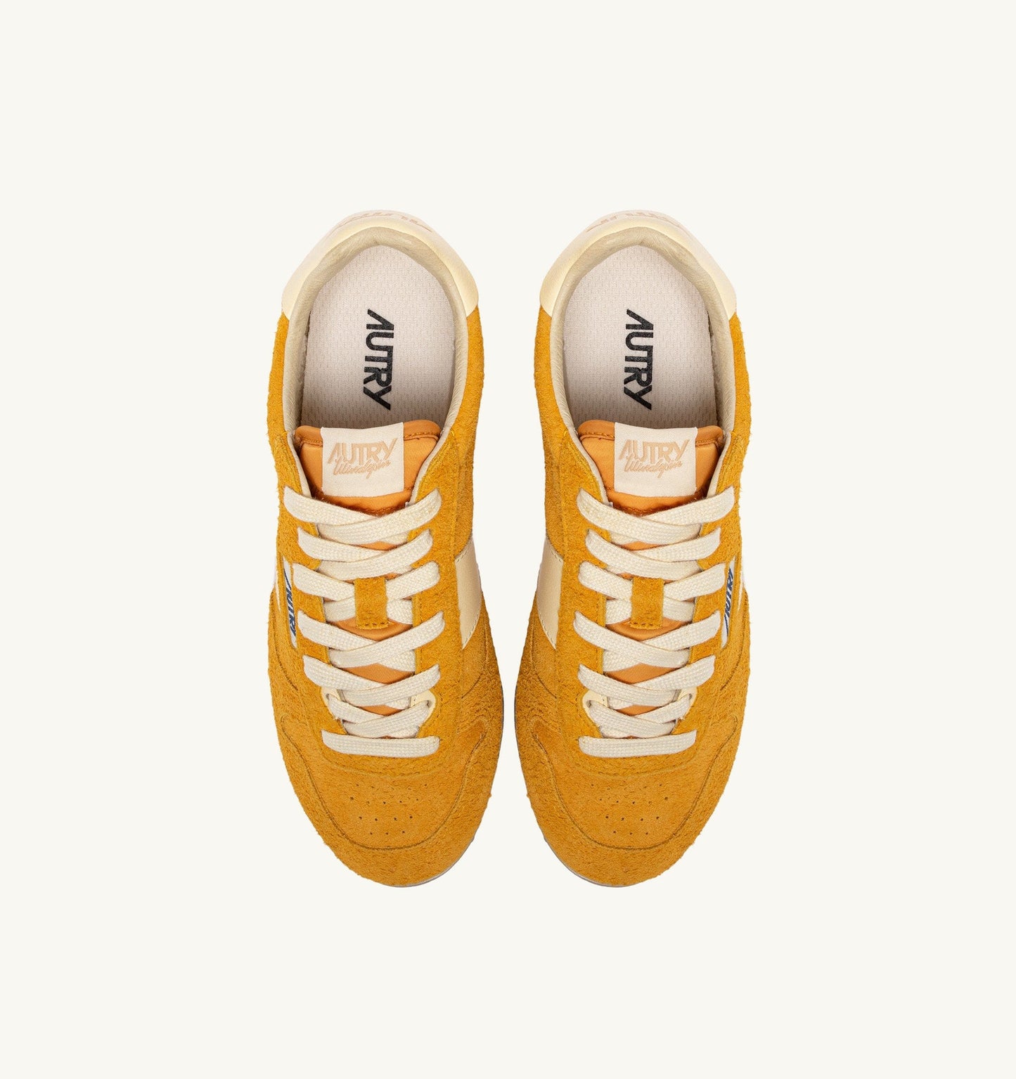 WINDSPIN IN SUEDE E PELLE MINERAL YELLOW E RUTABAGA