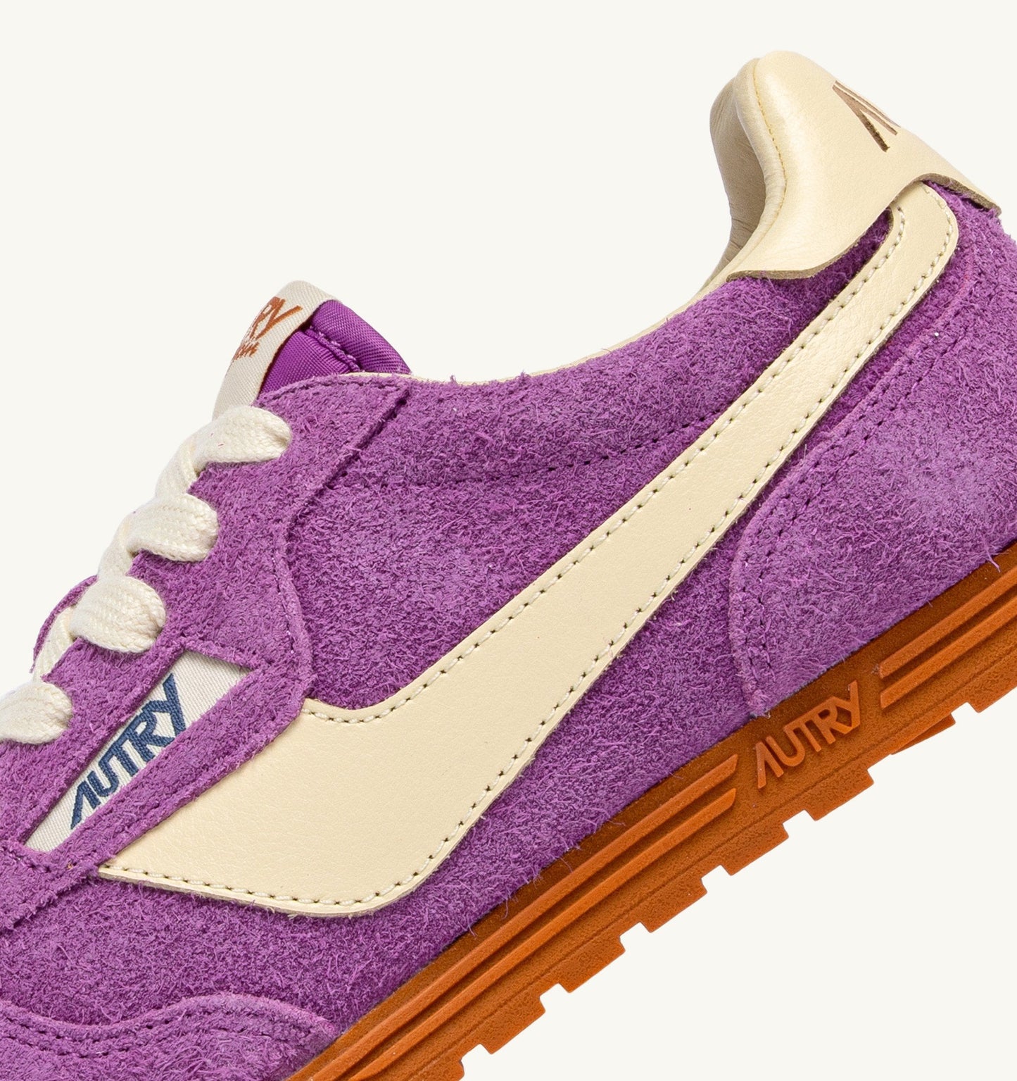 WINDSPIN IN SUEDE E PELLE VIOLA E RUTABAGA